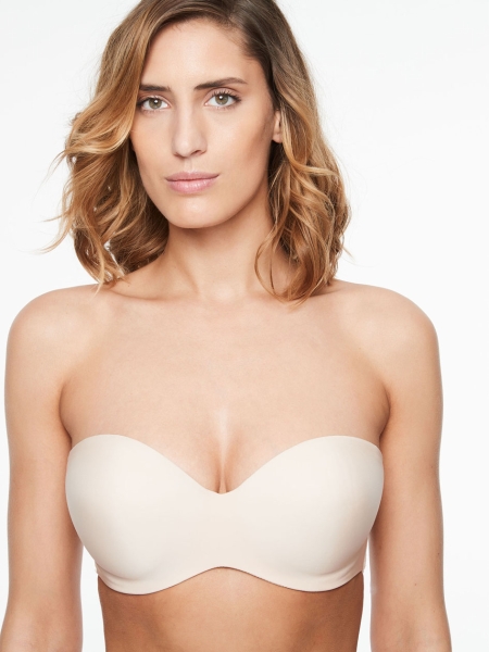 Chantelle Absolute Invisible Strapless T-Shirt Bra: Pearl