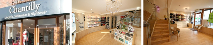 Chantilly shop interior
